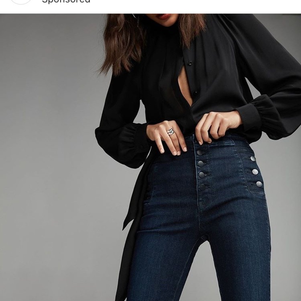 J Brand Natasha high rise skinny jeans